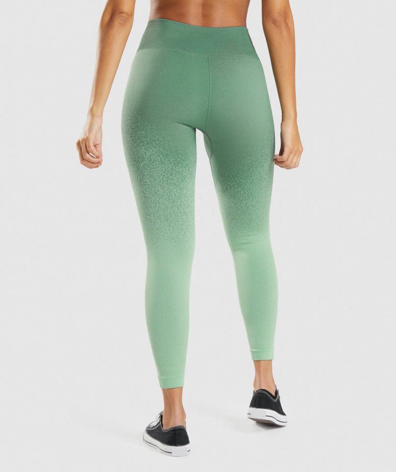 Legginsy Gymshark Adapt Ombre Seamless Damskie Zielone | PL 679SYE